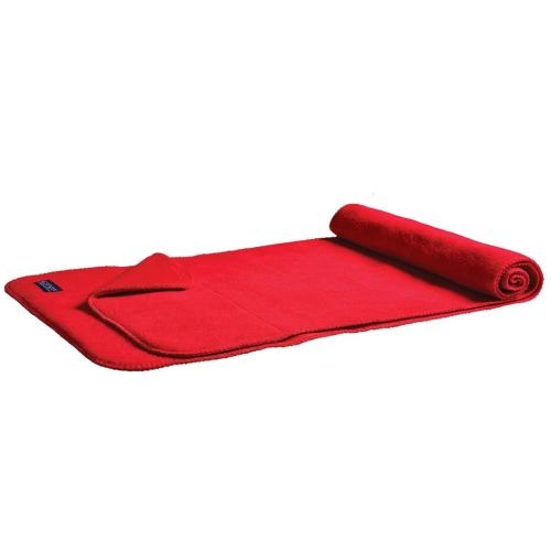 Warme fleece sjaal rood