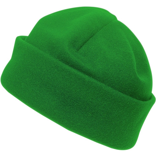 Fleece muts groen